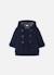 Duffle-coat garçon en drap à capuche Bleu 1 - vertbaudet enfant 