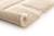 Tapis doux à relief en polyester recyclé murmure Beige sable+Blanc pur 3 - vertbaudet enfant 