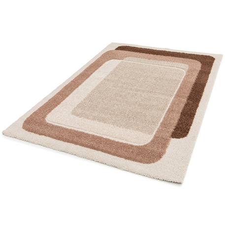 Tapis design doux et épais mireo Beige sable+Brun naturel 9 - vertbaudet enfant 