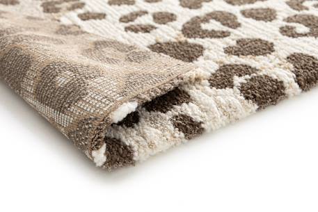 Tapis doux au design léopard karoo Beige sable 4 - vertbaudet enfant 