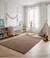 Tapis uni ultra doux contemporain plain Blanc pur+Brun naturel 8 - vertbaudet enfant 