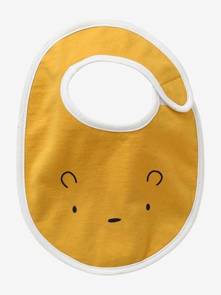 Lot 5 bavoirs naissance animaux motif animaux 2 - vertbaudet enfant 