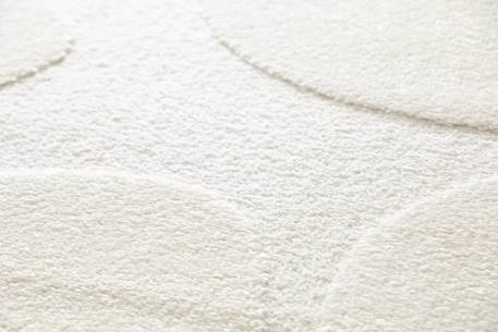 Tapis doux à motifs en relief blossom Blanc pur+Brun naturel 5 - vertbaudet enfant 
