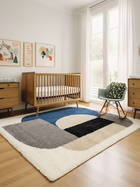 Tapis design épais et confortable gatsby Bleu naturel 2 - vertbaudet enfant 