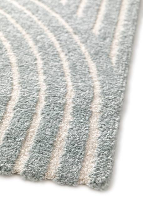 Tapis à relief doux et élégant groove Beige sable+Bleu naturel+Brun naturel 12 - vertbaudet enfant 