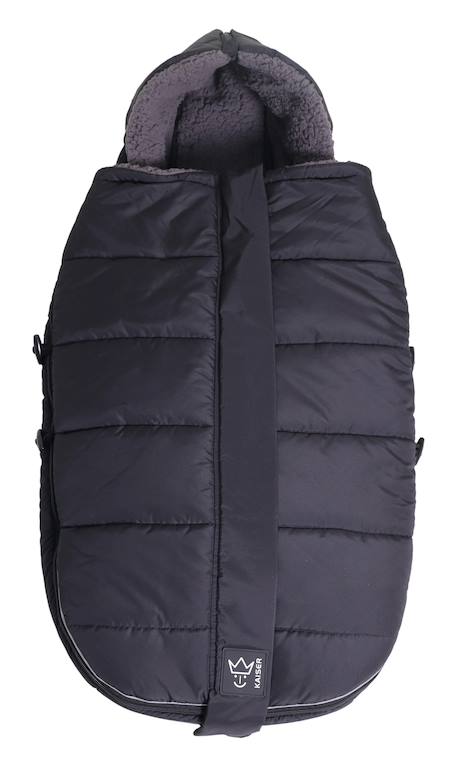 Chancelière pour poussette Mila anthracite+gris clair chiné+marine+noir 18 - vertbaudet enfant 