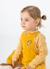 Ensemble bébé fille maille avec écureuil Jaune 1 - vertbaudet enfant 
