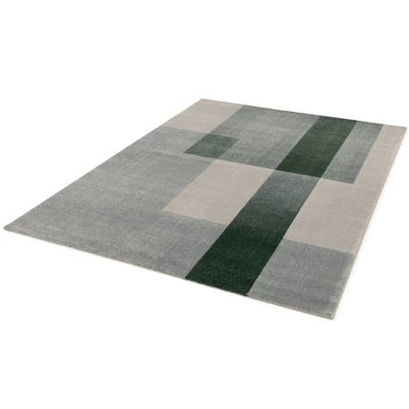 Tapis design en fibres recyclées harris Brun naturel+Vert naturel 12 - vertbaudet enfant 