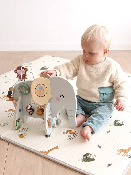 Éléphant d'activités en bois FSC® Tanzanie 1 - vertbaudet enfant 