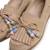 Chaussures filles synthétique sans fermeture- ouverts Beige+Brown 6 - vertbaudet enfant 
