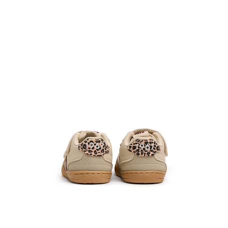 Sneakers filles synthétique fermeture adhésive barefoot Beige 5 - vertbaudet enfant 