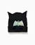 Bonnet en maille avec imprimé batman et oreilles 3d Noir 1 - vertbaudet enfant 