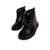 Bottines filles synthétique fermeture éclair barefoot Black+Grey 6 - vertbaudet enfant 
