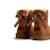 Bottines filles fourrée Camel+Grey 4 - vertbaudet enfant 