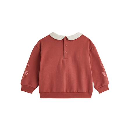 Sweat-shirt bébé en molleton léa Rose 3 - vertbaudet enfant 