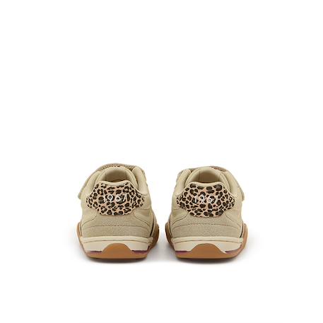 Sneakers filles synthétique fermeture adhésive barefoot Beige 5 - vertbaudet enfant 