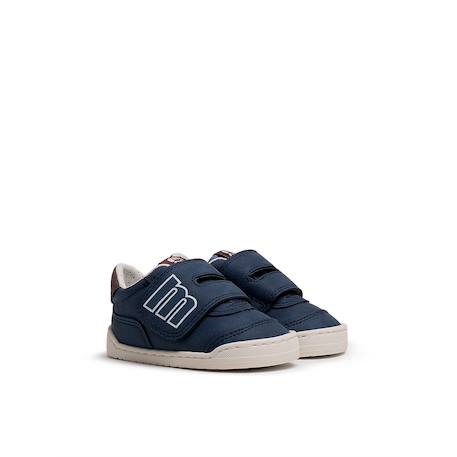 Sneakers garçon synthétique fermeture adhésive barefoot Bleu marine–pétrole+Bleu marine-turquoise+Blue marine 16 - vertbaudet enfant 
