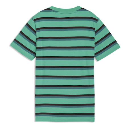 T-shirt garçon ess elevated striped Noir+Vert 6 - vertbaudet enfant 