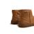 Bottines filles synthétique fermeture éclair barefoot Black+Brown 12 - vertbaudet enfant 