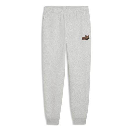 Jogging garçon ess logo lab relaxed Gris+Noir 1 - vertbaudet enfant 