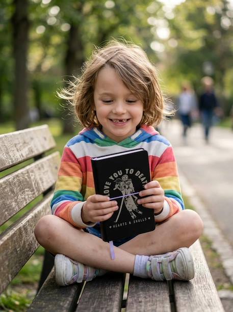 Carnet premium l'étrange noël de monsieur jack couverture rigide Noir et blanc 2 - vertbaudet enfant 