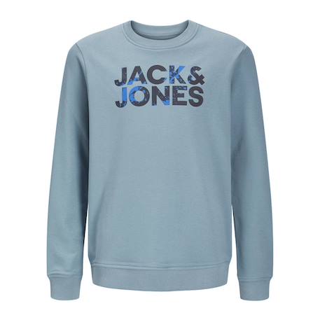 Sweat garçon splash Bleu+Gris 3 - vertbaudet enfant 