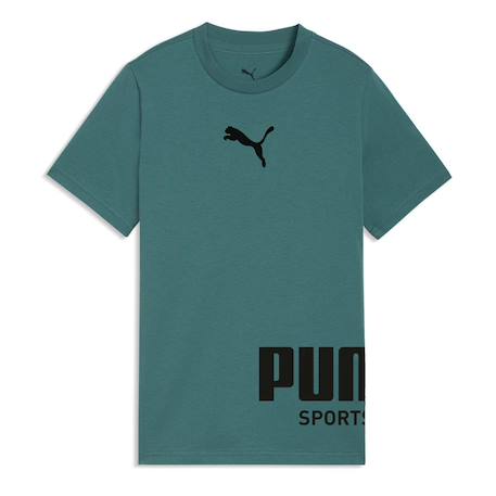 T-shirt garçon sport graphic Marine+Vert 5 - vertbaudet enfant 