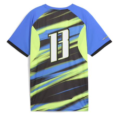 Maillot de football mixte om faster Bleu+Bleu orange 3 - vertbaudet enfant 