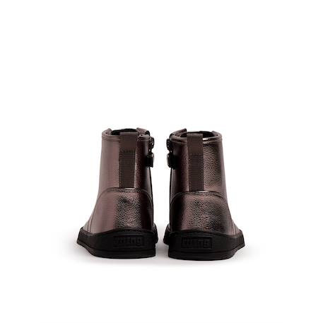 Bottines filles synthétique fermeture éclair barefoot Black+Grey 11 - vertbaudet enfant 