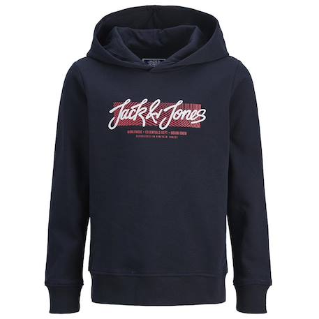 Sweat à capuche garçon hurban Marine 1 - vertbaudet enfant 