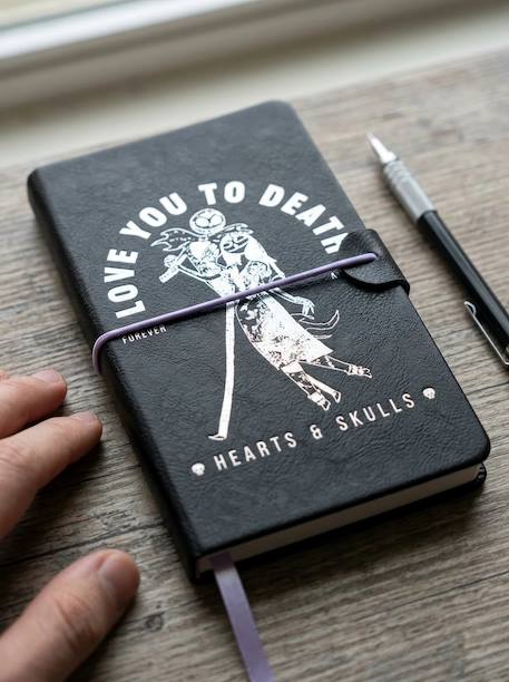 Carnet premium l'étrange noël de monsieur jack couverture rigide Noir et blanc 4 - vertbaudet enfant 