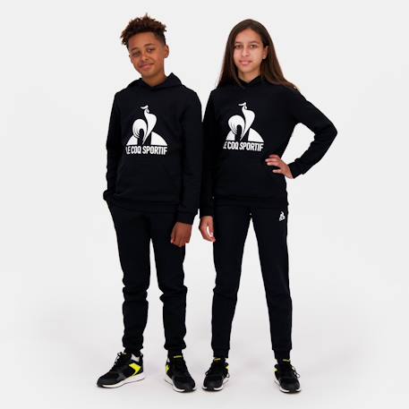 Sweat à capuche essentiels Noir 2 - vertbaudet enfant 