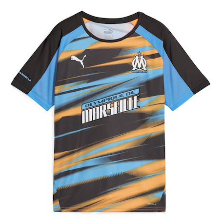 Maillot de football mixte om faster Bleu+Bleu orange 6 - vertbaudet enfant 