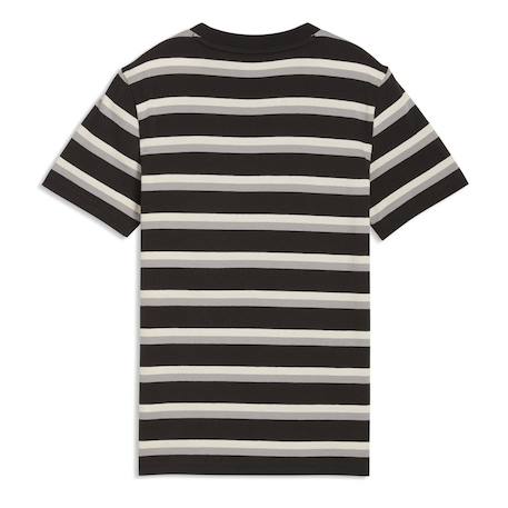 T-shirt garçon ess elevated striped Noir+Vert 3 - vertbaudet enfant 