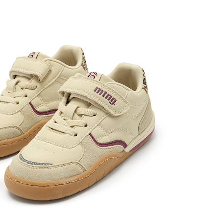 Sneakers filles synthétique fermeture adhésive barefoot Beige 6 - vertbaudet enfant 