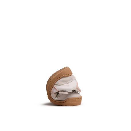 Sneakers filles synthétique fermeture adhésive barefoot Blanc_rose+Pink 3 - vertbaudet enfant 