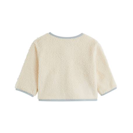 Veste bébé en sherpa voix lactée Ecru 3 - vertbaudet enfant 