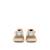 Sneakers filles synthétique lacets- fermeture adhésive barefoot Beige+White 5 - vertbaudet enfant 