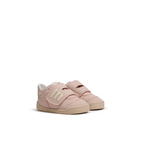 Sneakers filles synthétique fermeture adhésive barefoot Beige uni 4 - vertbaudet enfant 