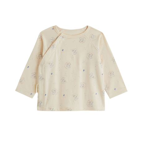 Ensemble salopette bébé en velours et t-shirt voix lactée Bleu 5 - vertbaudet enfant 