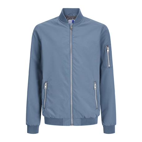 Bomber garçon mash Bleu+Noir 2 - vertbaudet enfant 