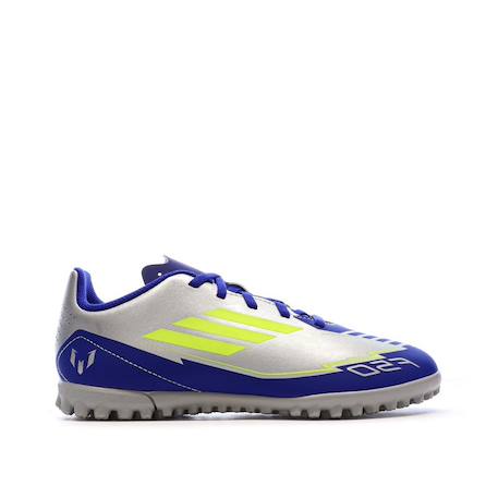 Chaussures de football garçon Argent 1 - vertbaudet enfant 