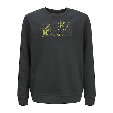 Sweat garçon splash Gris 3 - vertbaudet enfant 