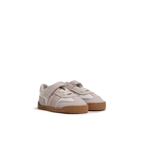 Sneakers filles synthétique fermeture adhésive barefoot Blanc_rose+Pink 4 - vertbaudet enfant 