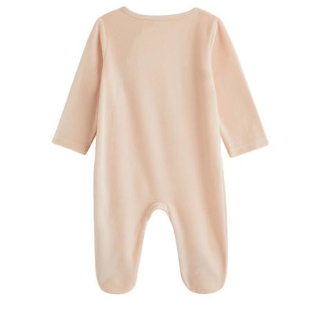 Lot de 2 pyjamas bébé en velours ouverture zippée Rose 5 - vertbaudet enfant 
