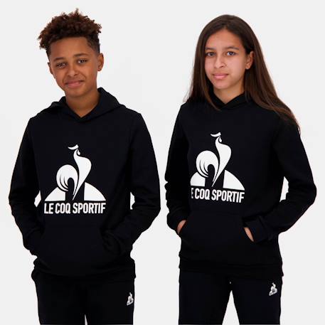 Sweat à capuche essentiels Noir 6 - vertbaudet enfant 