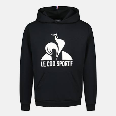 Sweat à capuche essentiels Noir 1 - vertbaudet enfant 