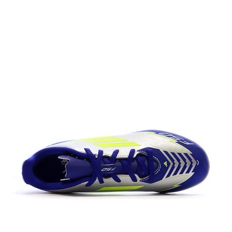 Chaussures de football garçon Argent 5 - vertbaudet enfant 