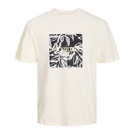 T-shirt garçon branding Beige 1 - vertbaudet enfant 