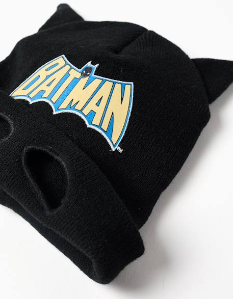 Bonnet en maille avec imprimé batman et oreilles 3d Noir 2 - vertbaudet enfant 